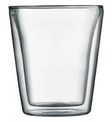 Bodum CANTEEN Set 2 verres, double paroi, 0.2 l Transparent