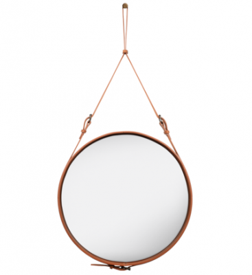 GUBI miroir mural ADNET CIRCULAIRE &Oslash; 58 cm (Tan - Verre)