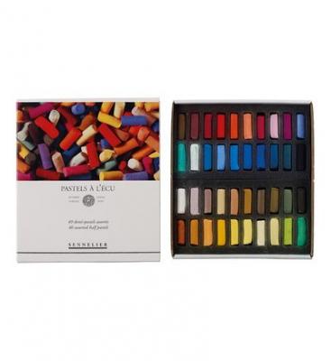Sennelier Bo&icirc;te De 40 Demi-pastels Pastels &Agrave; L'&eacute;cu - Sennelier