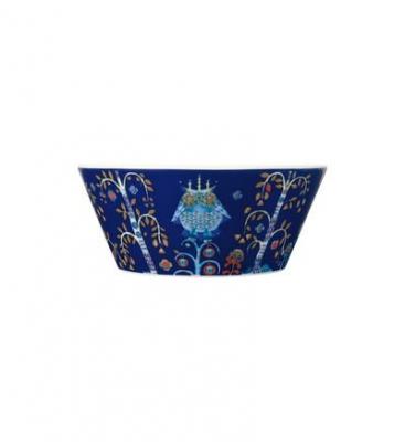 Iittala Bol noir blanc Taika  - bleu - 0,3l