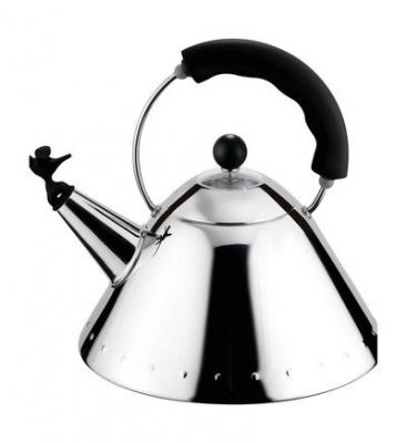 Alessi - 9093 bouilloire &laquo; Bird Kettle &raquo;, poli / noir
