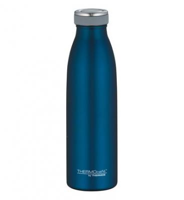Bouteille isotherme bouchon &agrave; vis acier bleu mat 0,5L Bleu Thermos