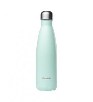 Bouteille isotherme inox Pastel Vert 50 cl - QWETCH - 50.0000