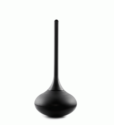 Normann Copenhagen Brosse WC Ballo Noir H 50 x D 22 x &Oslash; 22 cm