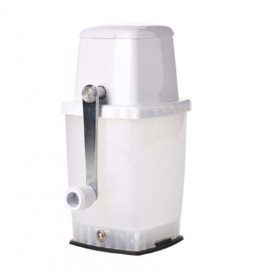 Broyeur &agrave; glace manuel avec ventouse blanc H26,5 x l12 x L18,5 cm