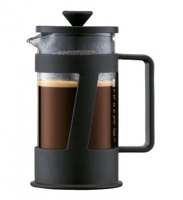 bodum crema cafetiere piston 3 tasses/0,35l noir 