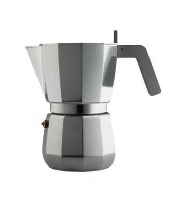 Cafeti&egrave;re Espresso Moka 9 tasses 45 cl Gris Alessi