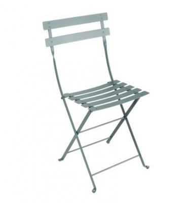 Chaise de jardin FERMOB Bistro en acier gris / argent