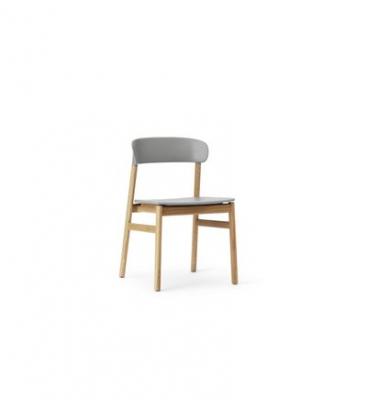 Chaise en ch&ecirc;ne et polypropyl&egrave;ne gris Herit Grey - Normann Copenhagen