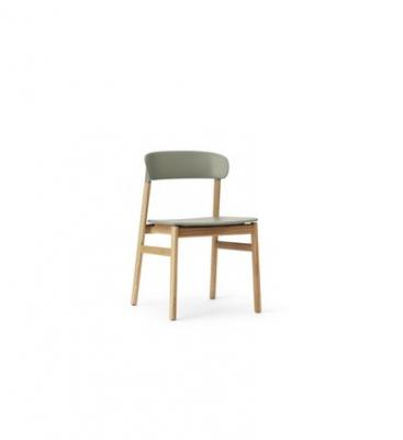 Normann Copenhagen Chaise Herit  - Ch&ecirc;ne - vert brume