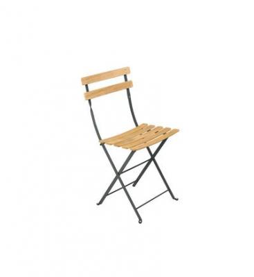 Fermob Chaise pliante BISTRO Naturel - 26 gris orage