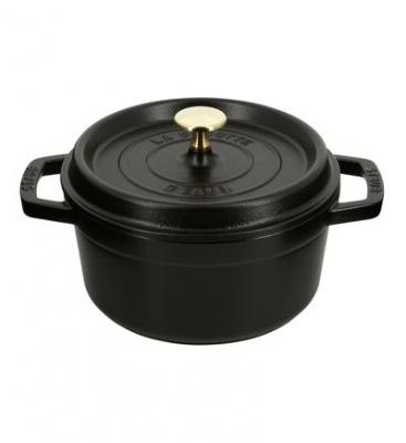 Staub - 1102025 - Cocotte - Ronde - Noir Mat - 20 cm