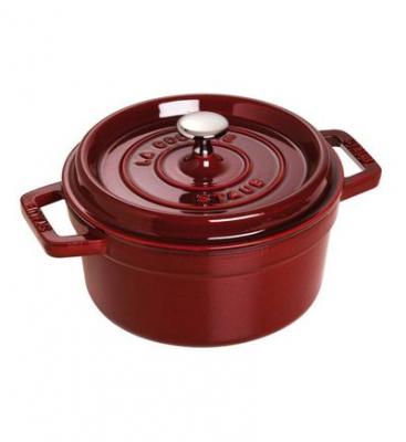 Cocotte fonte ronde D24 cm grenadine majolique 3,8 L Rouge Staub