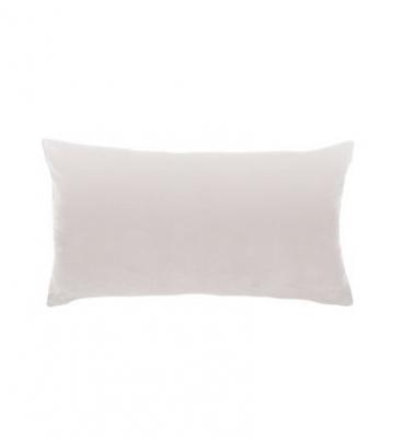 Coussin uni Elise 40x65 cm Ecru Craie|Tentation
