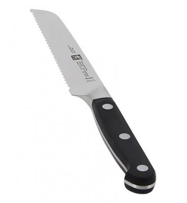 ZWILLING Pro Couteau universel 13 cm, Tranchant en dents de scie