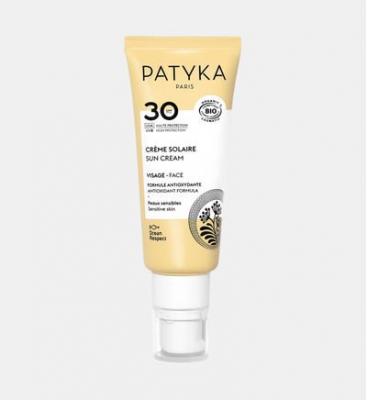 Patyka Cr&egrave;me Solaire Visage SPF30 Bio 40ml