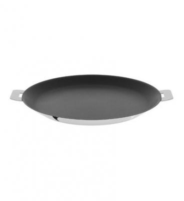 Cr&ecirc;pi&egrave;re Mutine poign&eacute;e amovible inox 30 cm Noir Cristel