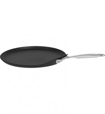 Cr&ecirc;pi&egrave;re poign&eacute;e fixe Castel'Pro aluminium &Oslash;28 cm Noir Cristel