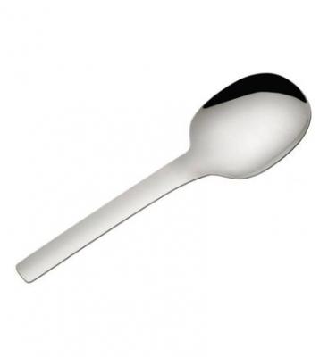 Cuill&egrave;re &agrave; riz argent&eacute; en acier Sandrine Alessi Gris Alessi