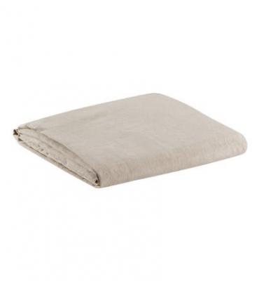 Drap Housse Stonewashed Zeff Naturel 140 Lin