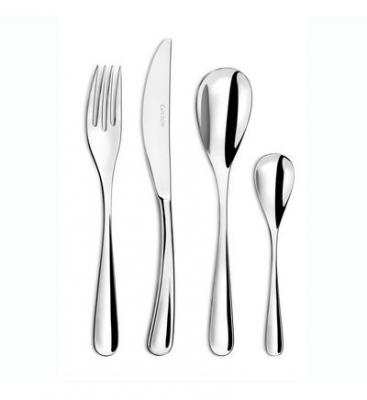 M&eacute;nag&egrave;re 24 couverts en acier inox finition poli-miroir