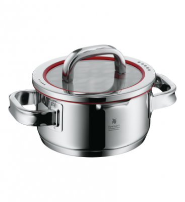 Faitout bas avec couvercle FUNCTION4 acier inoxydable 20 cm