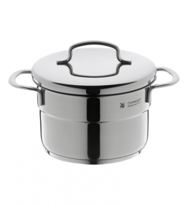 Faitout haut avec couvercle Mini inox &Oslash;14 cm 1,3 L Gris Wmf
