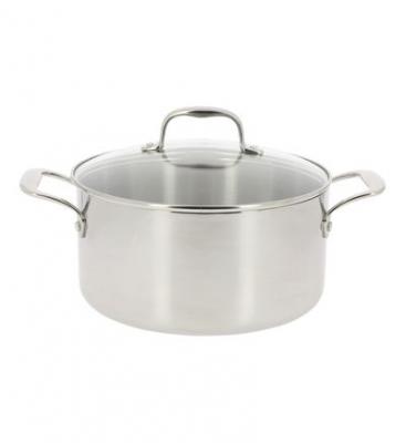 Faitout Rapsody en inox avec couvercle &Oslash; 24 cm Gris Sitram