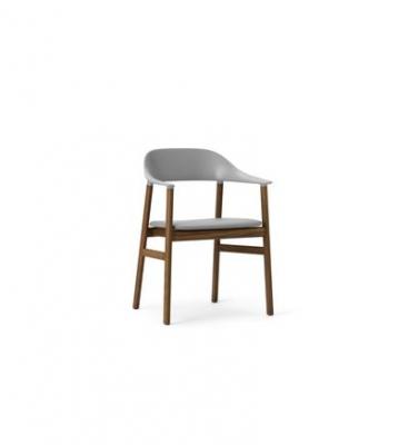 Normann Copenhagen Fauteuil Herit  - Ch&ecirc;ne - gris