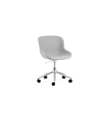 Hyg Chair Swivel 5W Gaslift Full Upholstery Alu - Normann Copenhagen