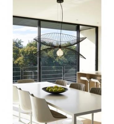Suspension 1x e27 m&eacute;tal noir FORESTIER Libellule D.100 cm