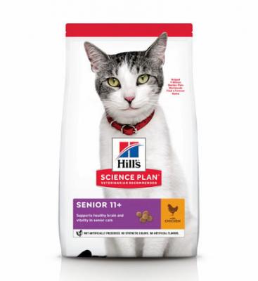 Science Plan Adult Senior 11+ au Poulet 1.5 Kg Hill's