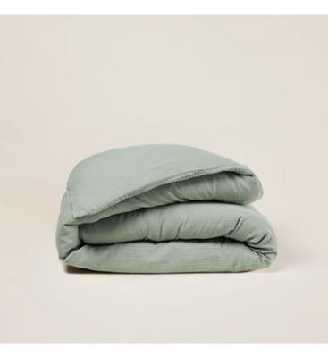 Housse de couette 260x240 cm MADURA - Sauge - LOU - Sauge