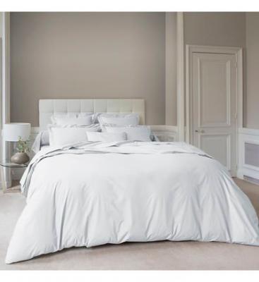 Housse de couette Housse couette Vexin 260x240cm blanc Percale 80F