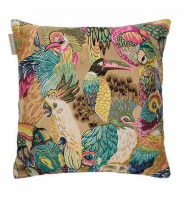 Madura - Housse de coussin 40x40 cm Macao - jungle birds - Macao