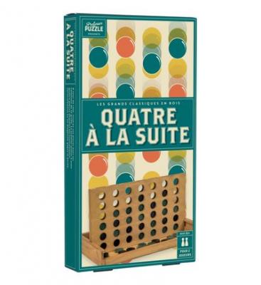Jeu 4 &agrave; la suite en bois Multicolore Professor Puzzle