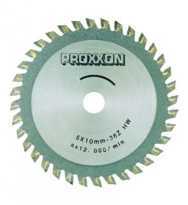 Proxxon Lame &agrave; plaquettes carbure 80 x 1,5 x 10 mm, 36 dents