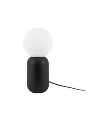 Leitmotiv - Lampe &agrave; poser design boule Gala - H. 32 cm - Noir - Gala