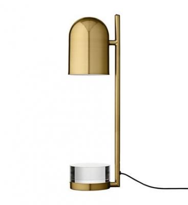 Lampe &agrave; poser verre et or Luceo - Aytm