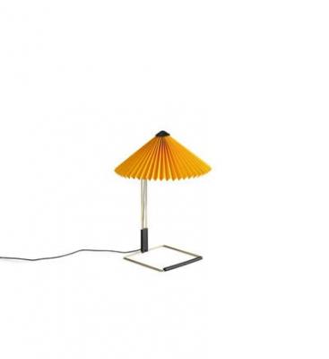 HAY Matin 300 lampe &agrave; poser LED Plissee, jaune
