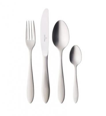 Villeroy & Boch M&eacute;nag&egrave;re 24 pi&egrave;ces INOX bross&eacute; Arthur Brosse