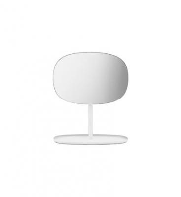 Miroir &agrave; poser en acier blanc Flip - Normann Copenhagen