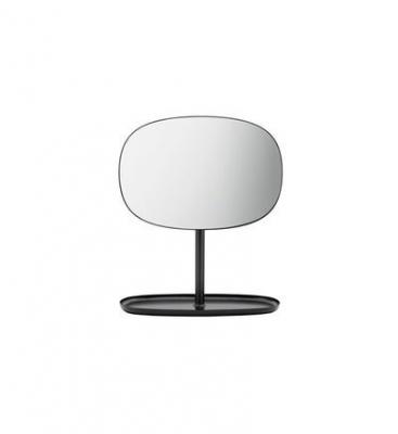 Miroir &agrave; poser en acier noir Flip - Normann Copenhagen