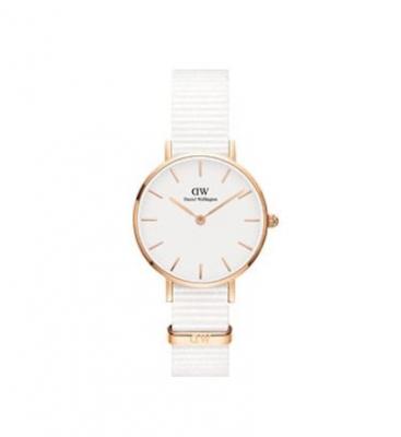 Montre Femme Daniel Wellington Petite 28 Dover RG White DW00100313