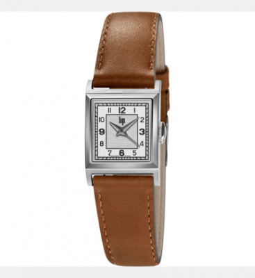 Lip Churchill C18 Montre Femme Acier Cuir Marron 671620