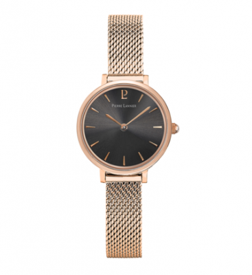 Montre Femme Nova Noir 014J938 Rose Pierre Lannier