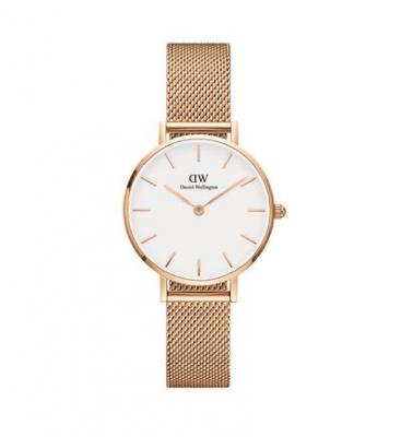 Montre Femme Petite Blanc DW00100219 Rose Daniel Wellington