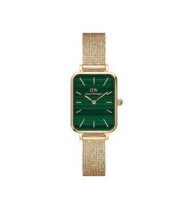 Daniel Wellington DW Montre 20x26mm Quadro Pressed Evergold Green Gold