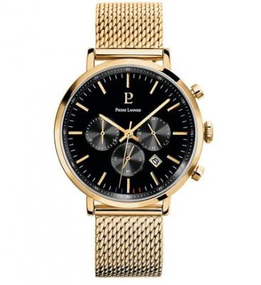 Montre Homme Pierre Lannier DELICE 222G032 - Bracelet Acier Dor&eacute;