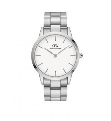 Montre Homme Iconic Blanc DW00100341 Gris Daniel Wellington